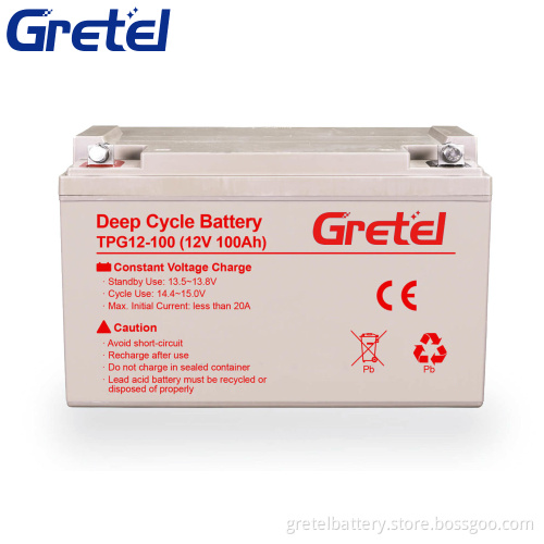 Rechargeable 12V 200ah Deep Cycle Gel Solar Battery